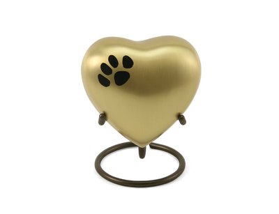 Classic Paws Bronze - Heart Keepsake